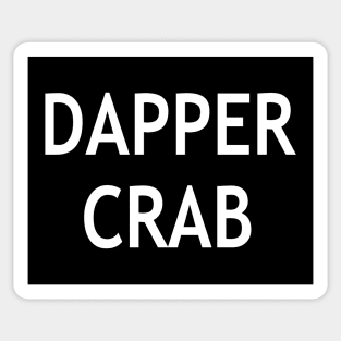 Dapper Crab Sticker